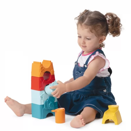 Игрушка-пирамидка 2 в 1 Eco+ "Зообашня" арт. 11570.00