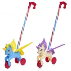 Каталка на палці BabyToys 0375 Единоріг з рухомими крилами Каталка на палці BabyToys 0375 Единоріг з рухомими крилами