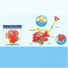 Каталка на паличці BabyToys 0395 пластикова різнокольорова