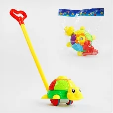 Каталка на палочке BabyToys Черепашка для малышей