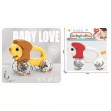 Каталка на палочке BabyToys 2859-5 пластмассовая 2 цвета