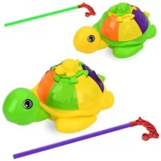 Каталка черепаха BabyToys 313 зі звуком і рухомими деталями