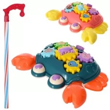 Каталка на палке BabyToys краб 23см со звуком