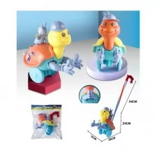 Каталка Черепашка на палочке с дзвоночком BabyToys 388