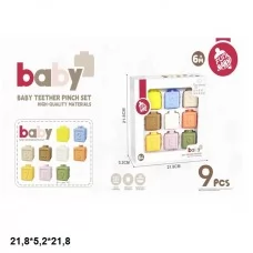 Кубики-конструктор YE-001 текстурні 9шт.в кор.21,8*5,2*21,8 