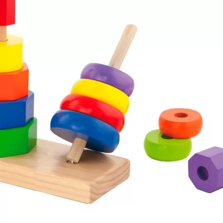 Набор деревянных пирамидок Viga Toys Три фигуры