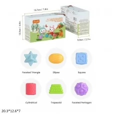 Текстурные игрушки Tumama TM195 геометрические фигуры 6 шт Текстурные игрушки Tumama TM195 геометрические фигуры 6 шт