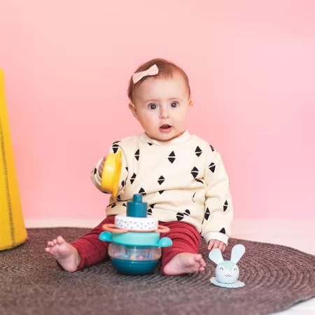 Пірамідка Taf Toys Полярне сяйво Кролик