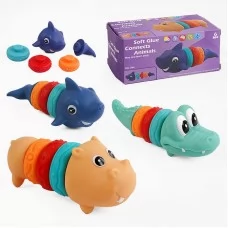 Детская пирамидка BabyToys 1166 с текстурными элементами