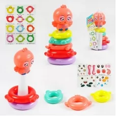 Детская пирамидка BabyToys KD 825-25 Пташка 21 см