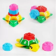 Пирамидка BabyToys PZ 1127-1 Черепаха пластмассовая 2 цвета