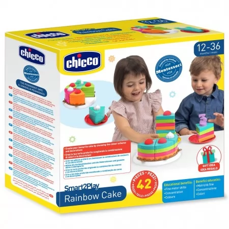 Розвиваюча іграшка 2 в 1 "Торт-веселка" арт. 12555.00 Розвиваюча іграшка 2 в 1 "Торт-веселка" арт. 12555.00