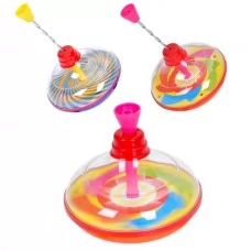 Детская юла BabyToys 8515 пластиковая 12 см, 2 цвета