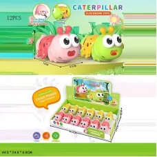 Заводна гусениця BabyToys 899A з рухомим тілом, 2 колеса