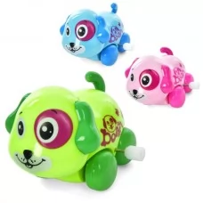 Заводная игрушка собака BabyToys 0696А с подвижными деталями, 7,5 см