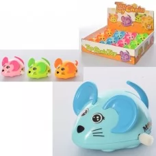 Заводная игрушка мышка BabyToys 6501, пластиковая, ездит