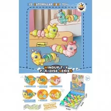 Заводна іграшка гусениця BabyToys HC-255 прорізувач 14см Заводна іграшка гусениця BabyToys HC-255 прорізувач 14см