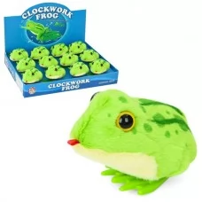 Заводная игрушка лягушка прыгающая BabyToys L0847 10см