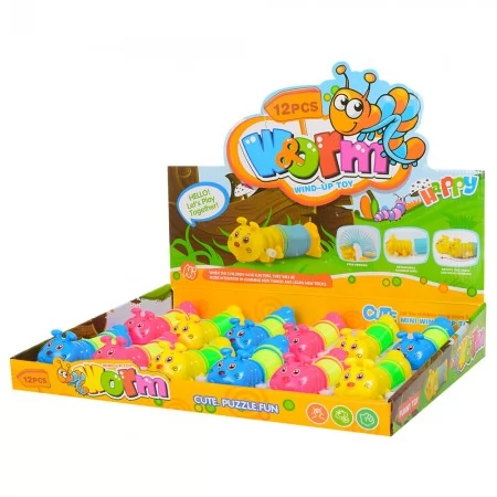 Заводная игрушка гусеница BabyToys LY2018C механическая Заводная игрушка гусеница BabyToys LY2018C механическая