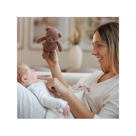 Мягкое одеяло BabyOno с мишкой, кремовое 1567/01
