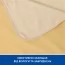 Непромокаюча пелюшка Piccolino Ivory, 100х120 см, поплін арт. 202507.03.3 колір Жовтий