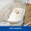 Простынь на резинке Piccolino 40х80 см, поплин арт. 202507.05.2 цвет Белый