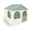 Домик детский со шторками мятный в коробке, Doloni Toys 02550/02