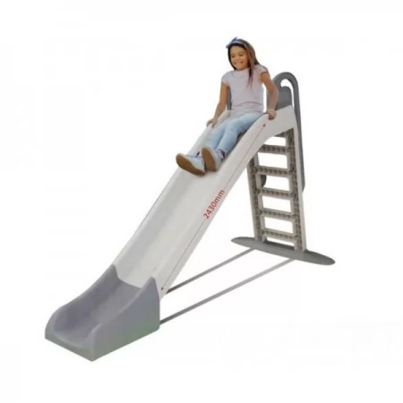 DOLONI-TOYS "Горка большая" артикул 014550/17 Размер: 
Длина - 114 см
Ширина - 47 см
Высота - 240 см
Высота спуска - 243 см
Максимальный вес ребенка: 40 кг