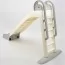 DOLONI-TOYS "Горка большая" артикул 014550/17 Размер: 
Длина - 114 см
Ширина - 47 см
Высота - 240 см
Высота спуска - 243 см
Максимальный вес ребенка: 40 кг