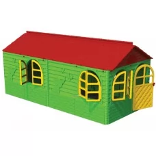 Домик детский со шторками зеленый 129x256 см TM Doloni Toys 02550-23