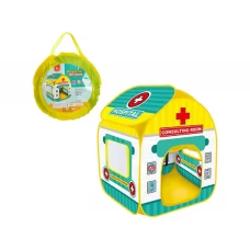 Палатка игровая Домик Медпункт MR 0688 102 см, вход на завязках, BabyToys Палатка игровая Домик Медпункт MR 0688 102 см, вход на завязках, BabyToys
