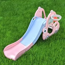 Детская горка Bambi L-CC01-8 пластиковая розовая Детская горка Bambi L-CC01-8 пластиковая розовая