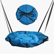 Детские качели-гамак BabyToys синие водонепроницаемые Детские качели-гамак BabyToys синие водонепроницаемые