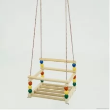 Качели детские подвесные BabyToys дерево бук 113