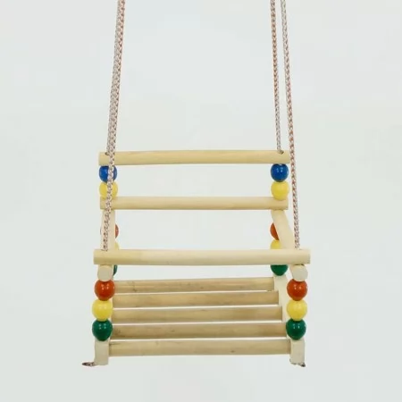 Качели детские подвесные BabyToys дерево бук 113