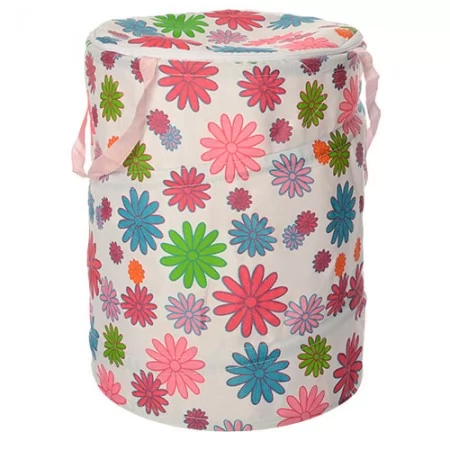 Корзина для игрушек BabyToys M 3732 с крышкой молнией, 30 см Корзина для игрушек BabyToys M 3732 с крышкой молнией, 30 см