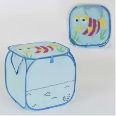 Корзина для игрушек BabyToys 45х46 см пластиковая разноцветная