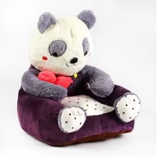 Детский пуфик Панда BabyToys 45х49 см мягкий Детский пуфик Панда BabyToys 45х49 см мягкий