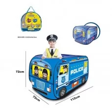 Дитячий намет BabyToys 606-8010 Автобус поліції 112х72 см