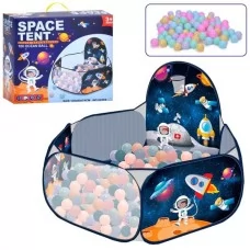 Детская палатка манеж BabyToys MR 1476 с кольцом и шариками Детская палатка манеж BabyToys MR 1476 с кольцом и шариками