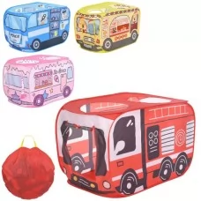 Детская палатка BabyToys MR 1483 машина с накидкой на вход