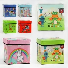Дитячий пуф BabyToys C61899 різнокольоровий 31х31х30см Дитячий пуф BabyToys C61899 різнокольоровий 31х31х30см