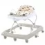 Ходунки ME 1184 FUN Beige музика, колеса 8шт, стопор, на бат-ці, бежевий