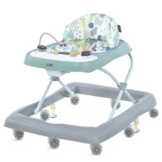 Ходунки ME 1184 FUN Green музика, колеса 8шт, стопор, на бат-ці, зелений