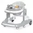 Ходунки ME 1200 URSA Gray 2в1 муз., пушер, колеса 6шт, світло, на бат-ці, в кор, сірий