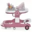 Ходунки ME 1200 URSA Pink 2в1 муз., пушер, колеса 6шт, світло, на бат-ці, в кор, рожевий Ходунки ME 1200 URSA Pink 2в1 муз., пушер, колеса 6шт, світло, на бат-ці, в кор, рожевий