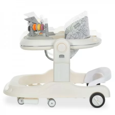 Ходунки ME 1200 URSA White 2в1 муз., пушер, колеса 6шт, світло, на бат-ці, в кор, білий Ходунки ME 1200 URSA White 2в1 муз., пушер, колеса 6шт, світло, на бат-ці, в кор, білий