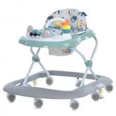 Ходунки ME 1215 SIMPLY Green музика, колеса 8шт, стопор, на бат-ці, зелений