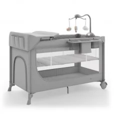 Кровать-манеж с пеленатором Kinderkraft Leody Up Grey KCLEODUPGRY00AC 
