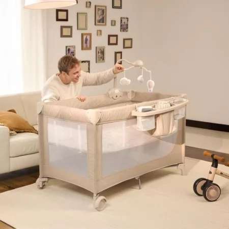Коляска-манеж з пеленатором Kinderkraft Leody Up Grey KCLEODUPGRY00AC Коляска-манеж з пеленатором Kinderkraft Leody Up Grey KCLEODUPGRY00AC